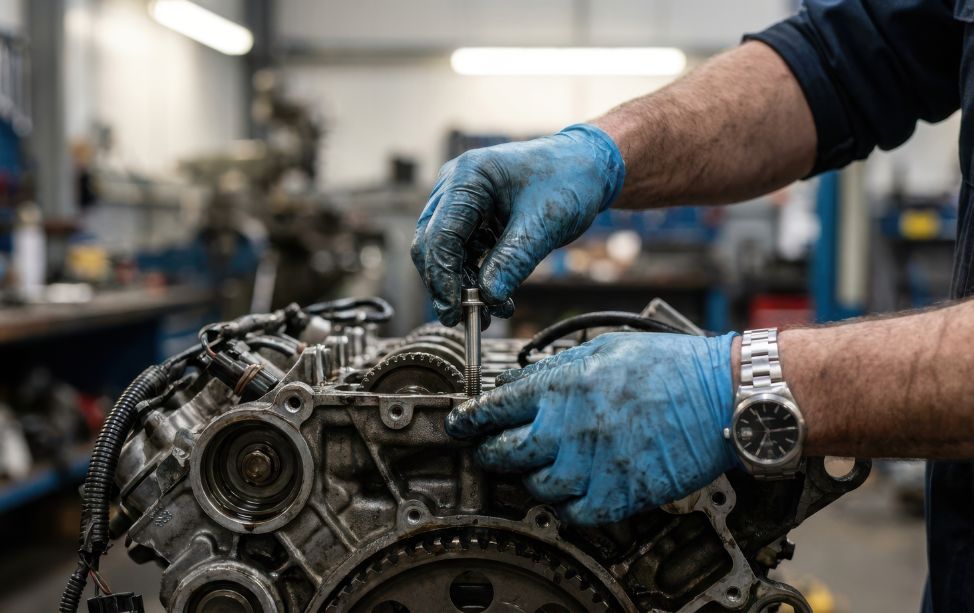 Checking transmission fluid before repair